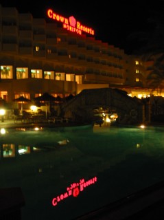 Hotel am Abend